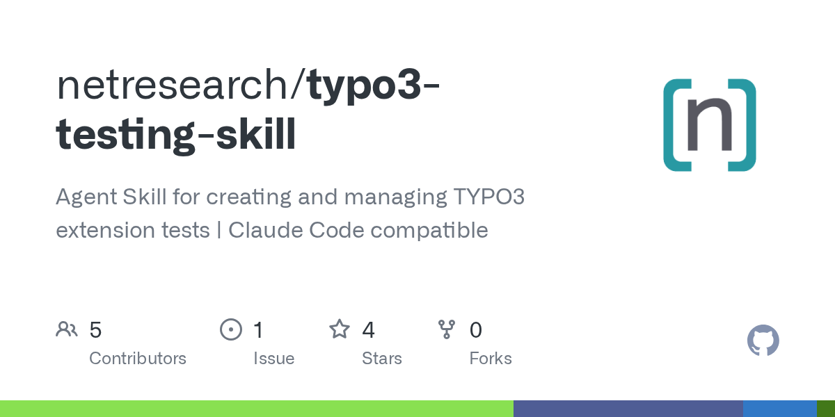 TYPO3 Testing Skill — DevOps skill for Claude Code