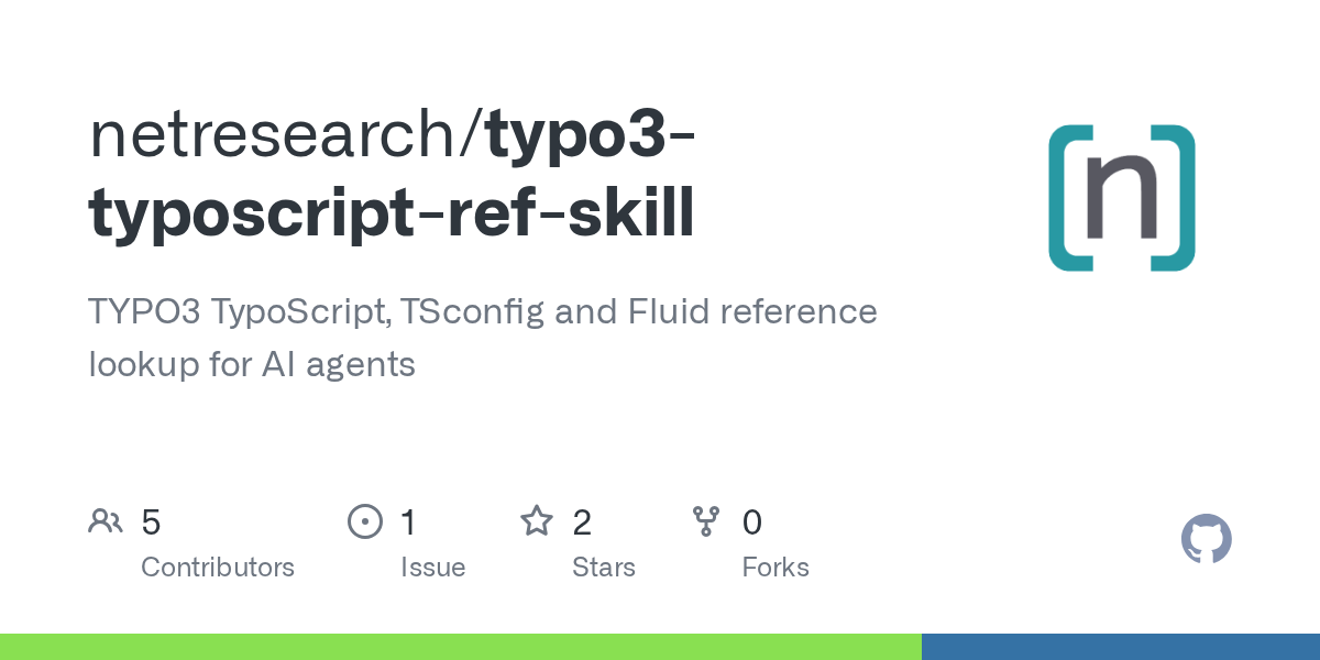 TYPO3 Typoscript Ref Skill — Development skill for Claude Code