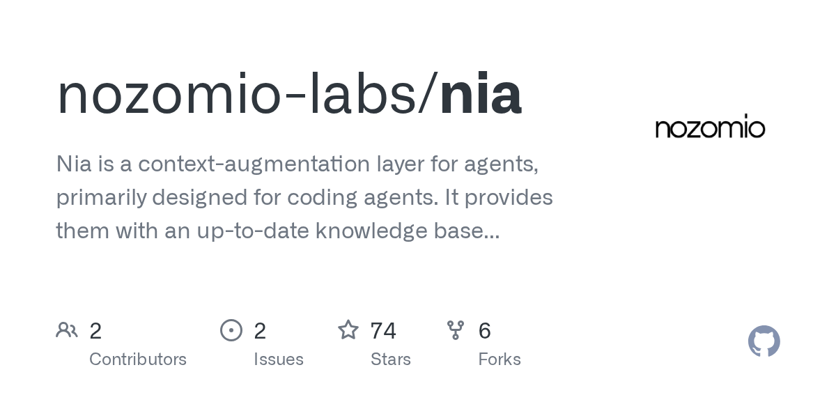 Nia — Development skill for Claude Code