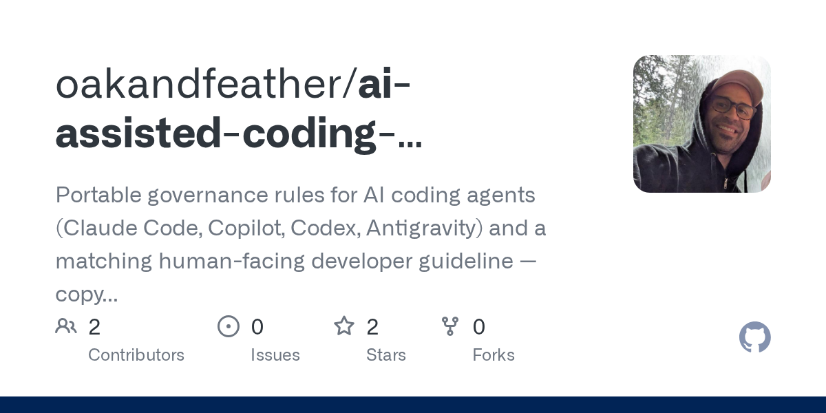 AI Assisted Coding Governance — AI skill for Claude Code
