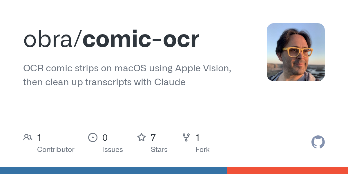 Comic OCR — Development skill for Claude Code