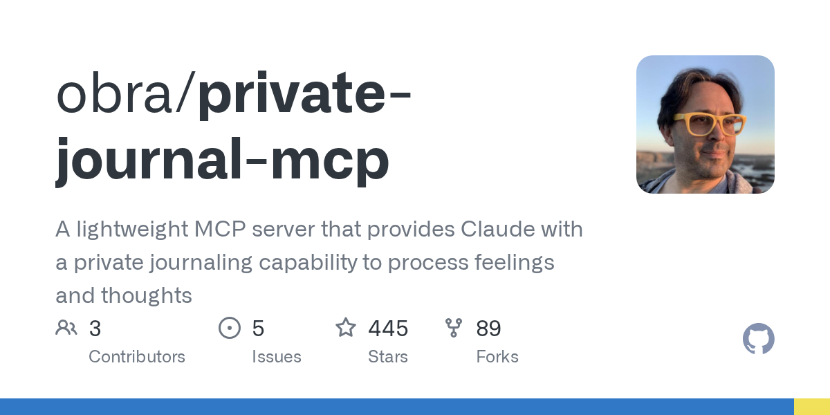 Private Journal MCP — Development skill for Claude Code