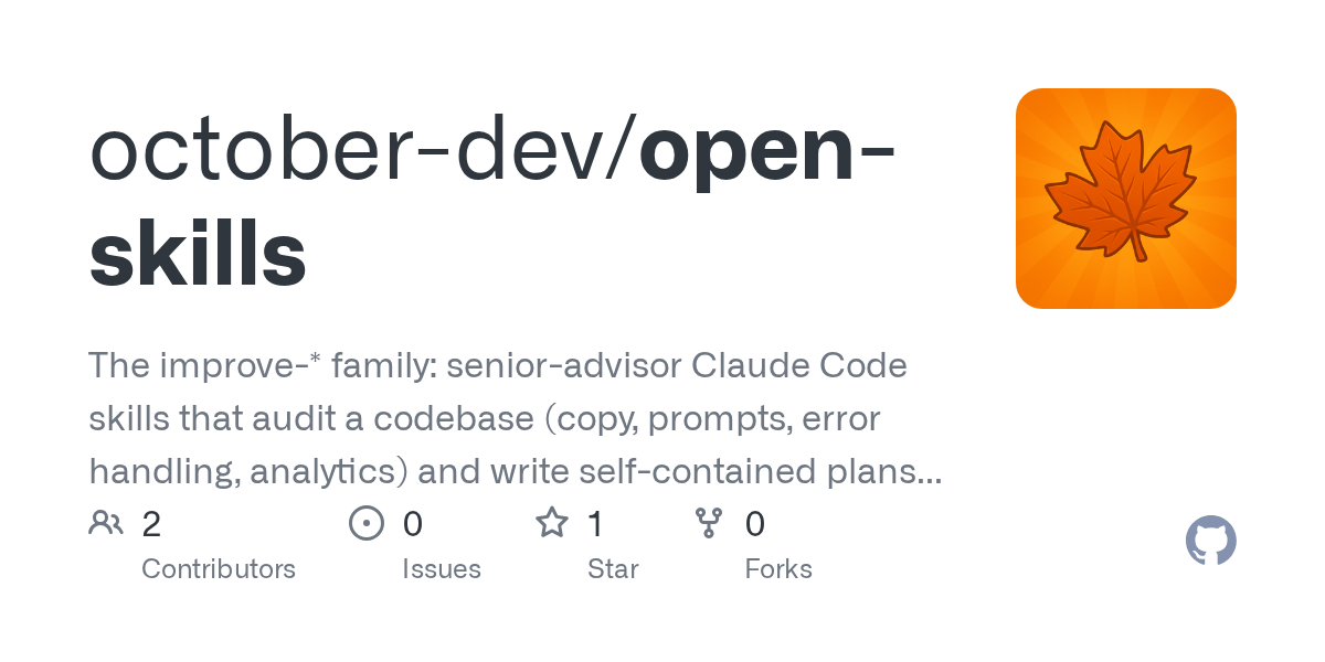 Open Skills — Security skill for Claude Code