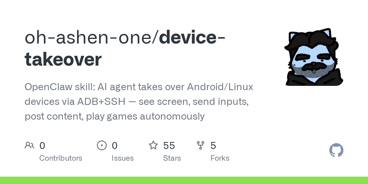 Device Takeover — AI skill for Claude Code
