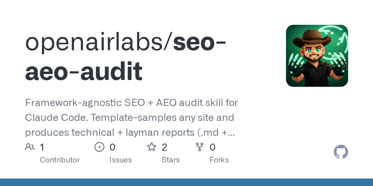 SEO Aeo Audit — Security skill for Claude Code
