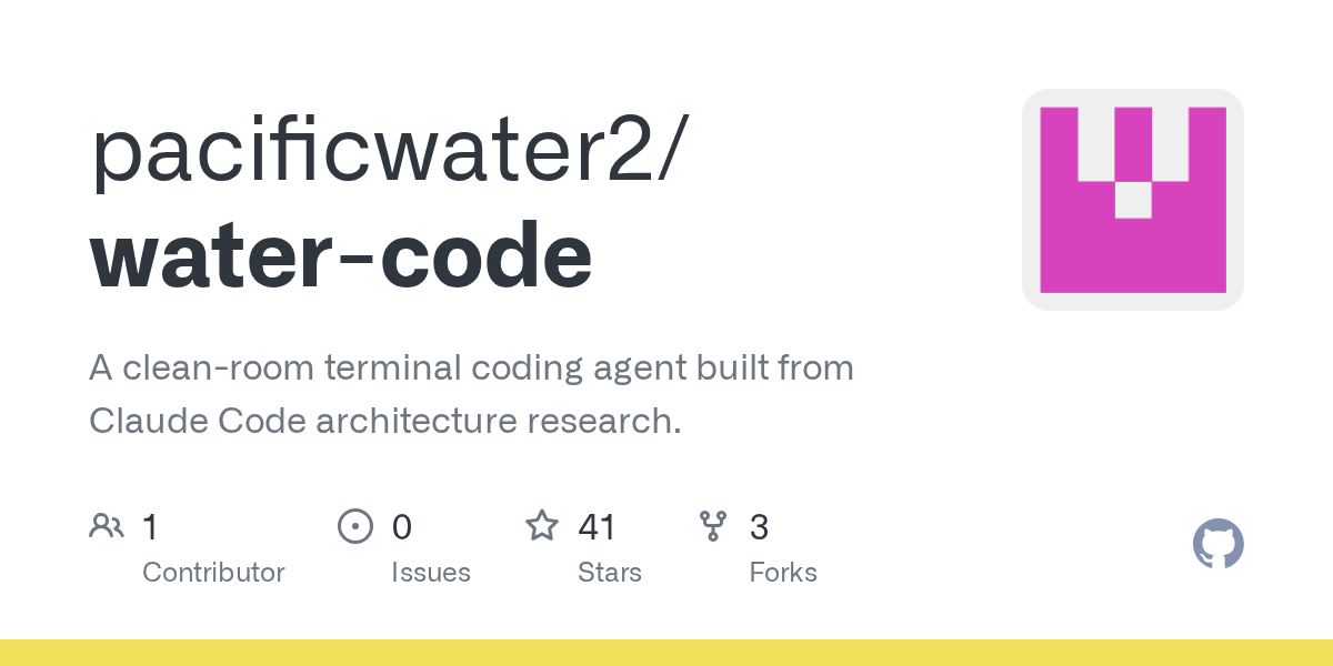 Water Code — Development skill for Claude Code