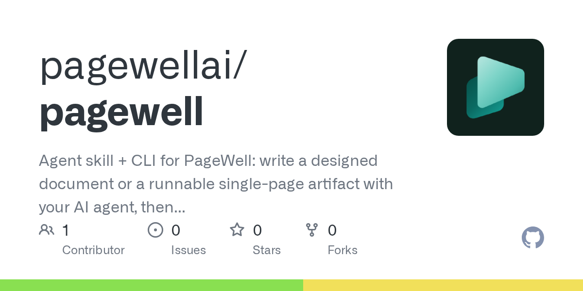 Pagewell — AI skill for Claude Code
