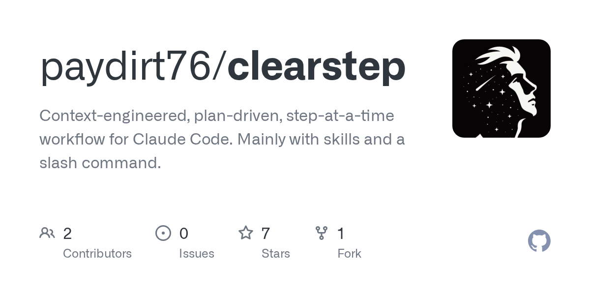 Clearstep — Productivity skill for Claude Code