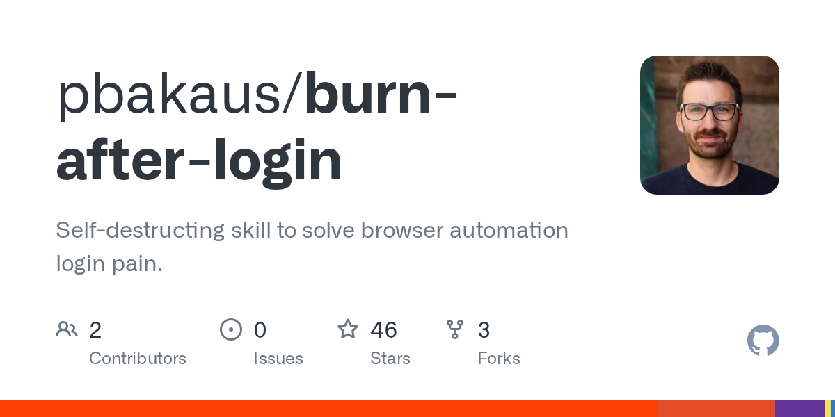 Burn After Login — Development skill for Claude Code