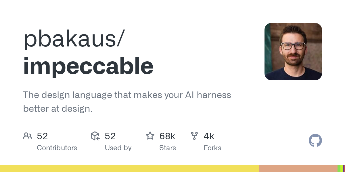 Impeccable — AI skill for Claude Code