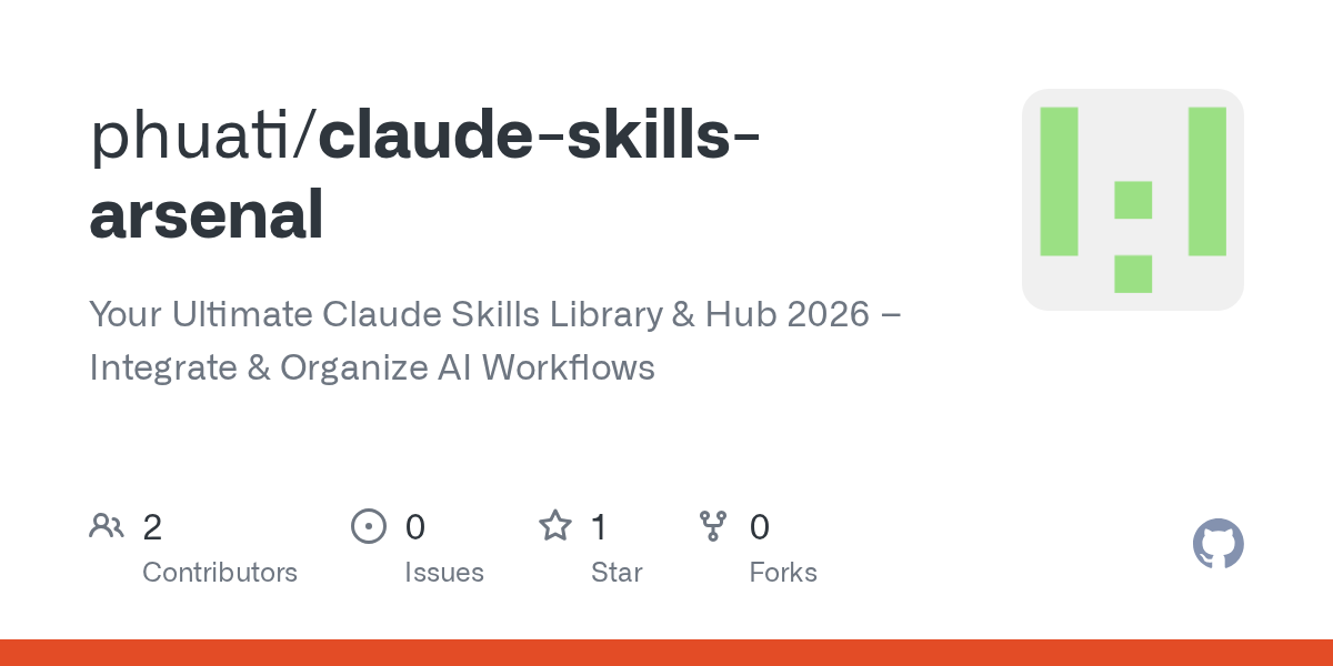 Claude Skills Arsenal — AI skill for Claude Code