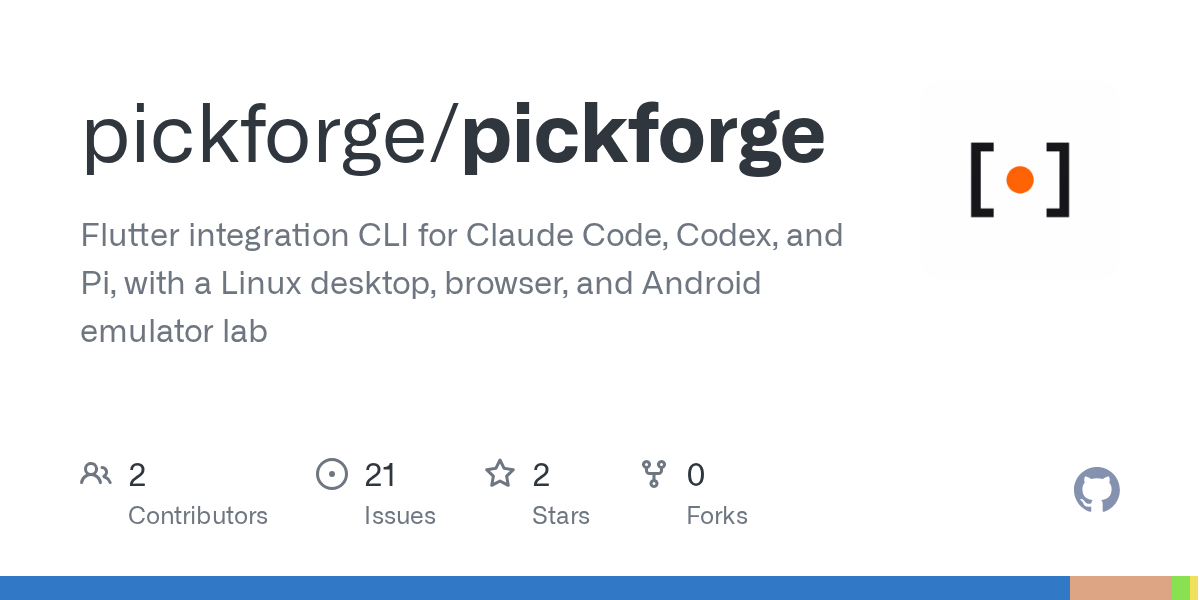 Pickforge — Development skill for Claude Code