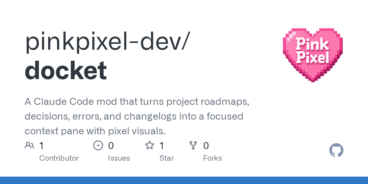 Docket — Development skill for Claude Code
