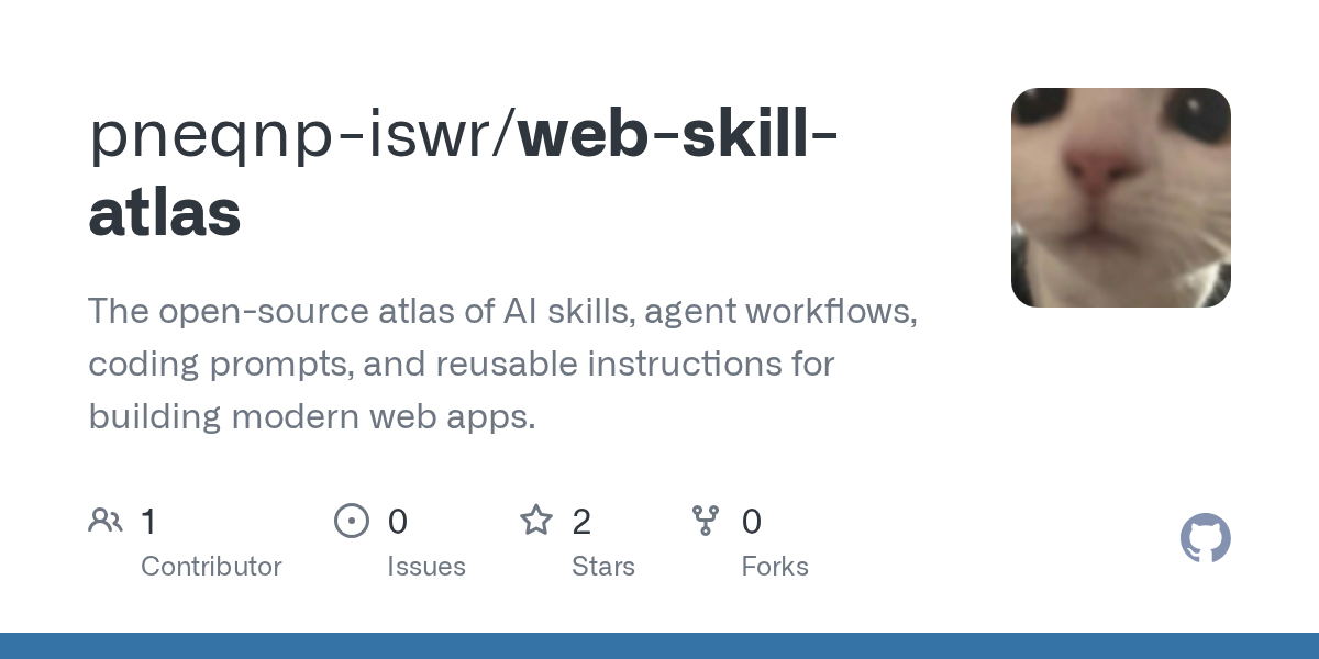 Web Skill Atlas — AI skill for Claude Code