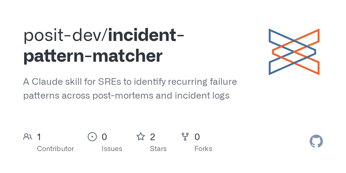 Incident Pattern Matcher — Development skill for Claude Code