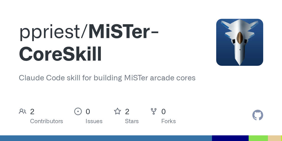 MiSTer CoreSkill — Development skill for Claude Code