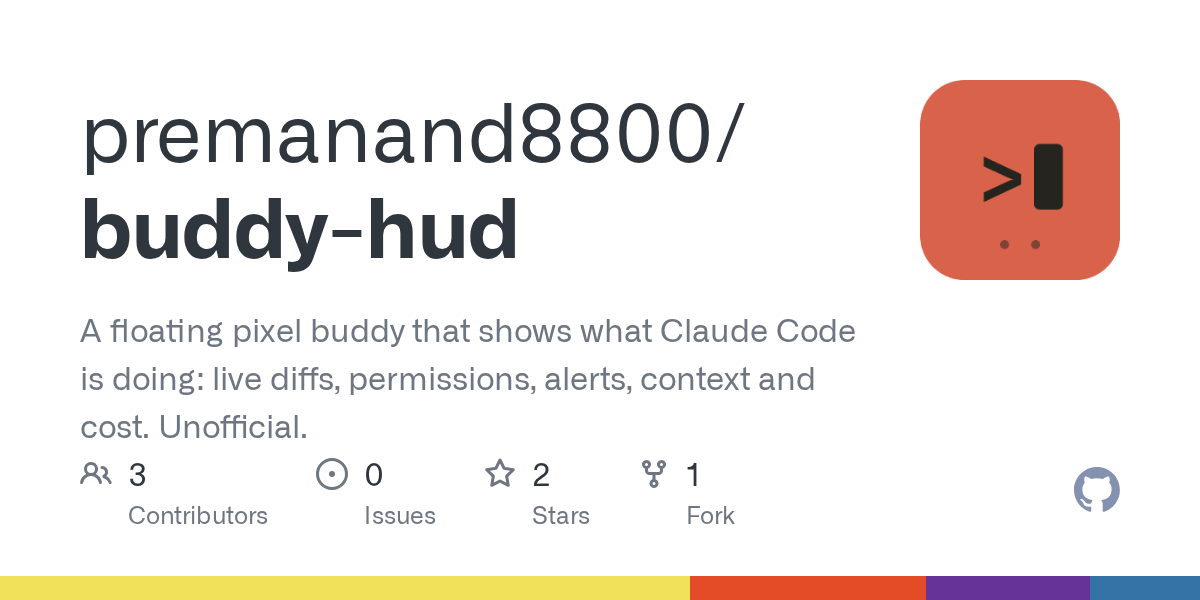 Buddy Hud — Development skill for Claude Code