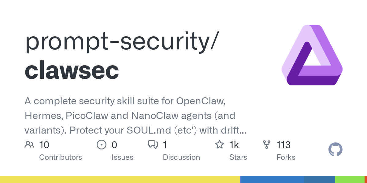 Clawsec — Security skill for Claude Code