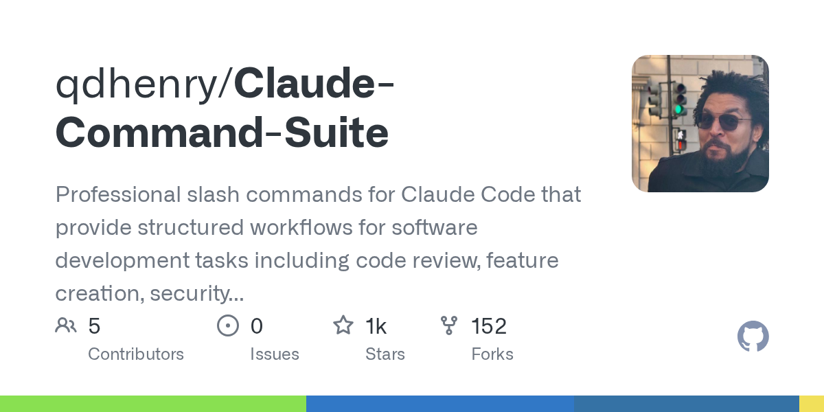 Claude Command Suite — Code Quality skill for Claude Code