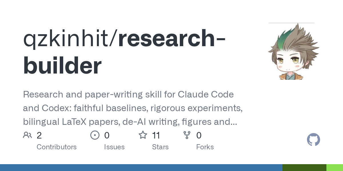 Research Builder — AI skill for Claude Code