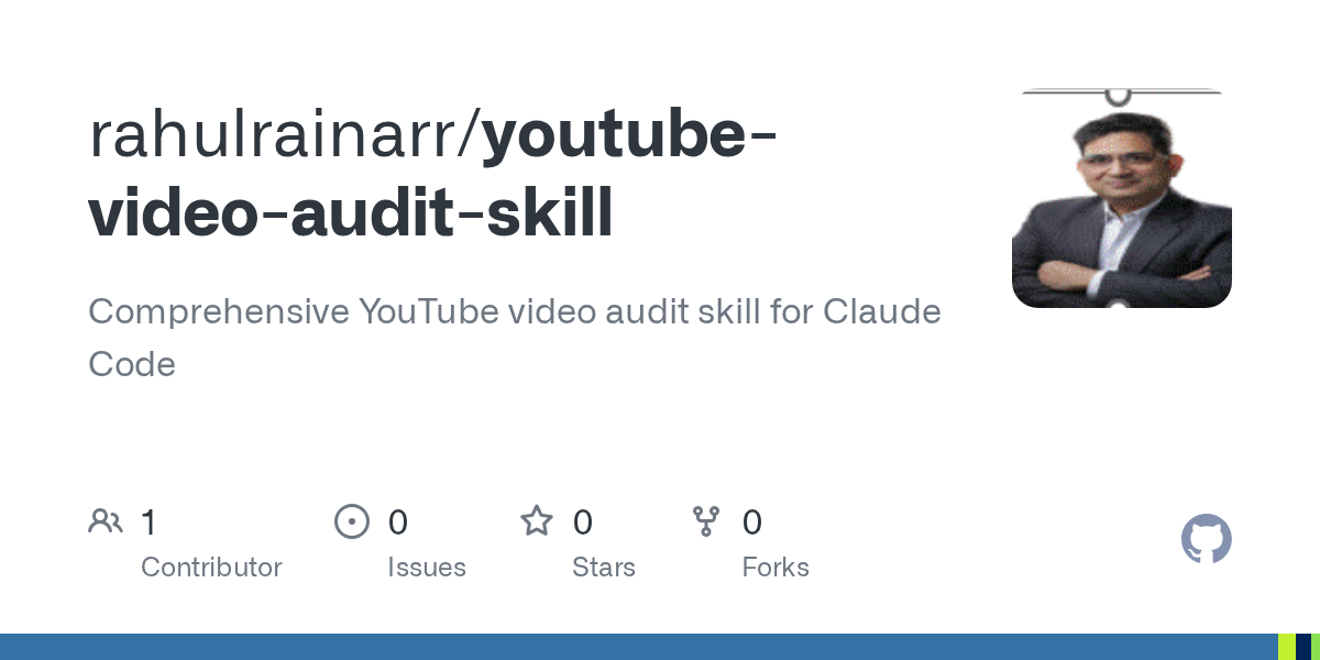 YouTube Audit Recurring — Security skill for Claude Code