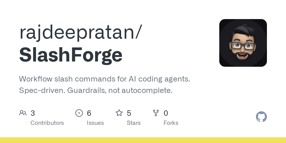 SlashForge — AI skill for Claude Code