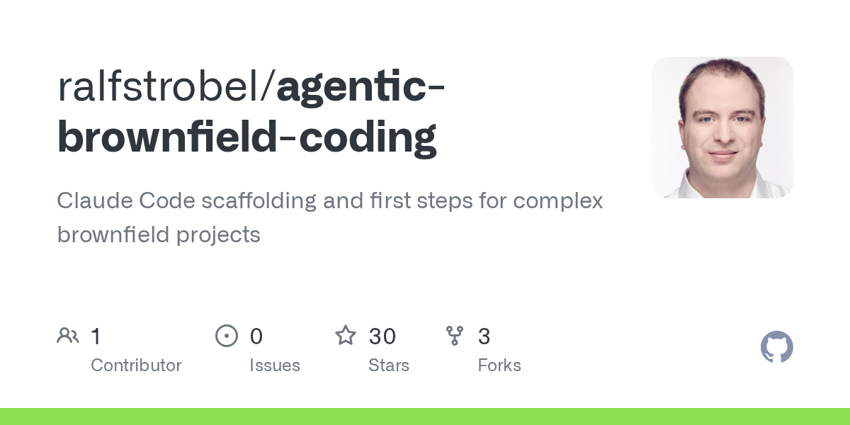 Agentic Brownfield Coding — Development skill for Claude Code