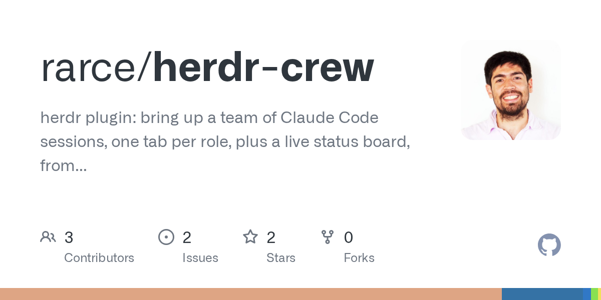 Herdr Crew — Development skill for Claude Code