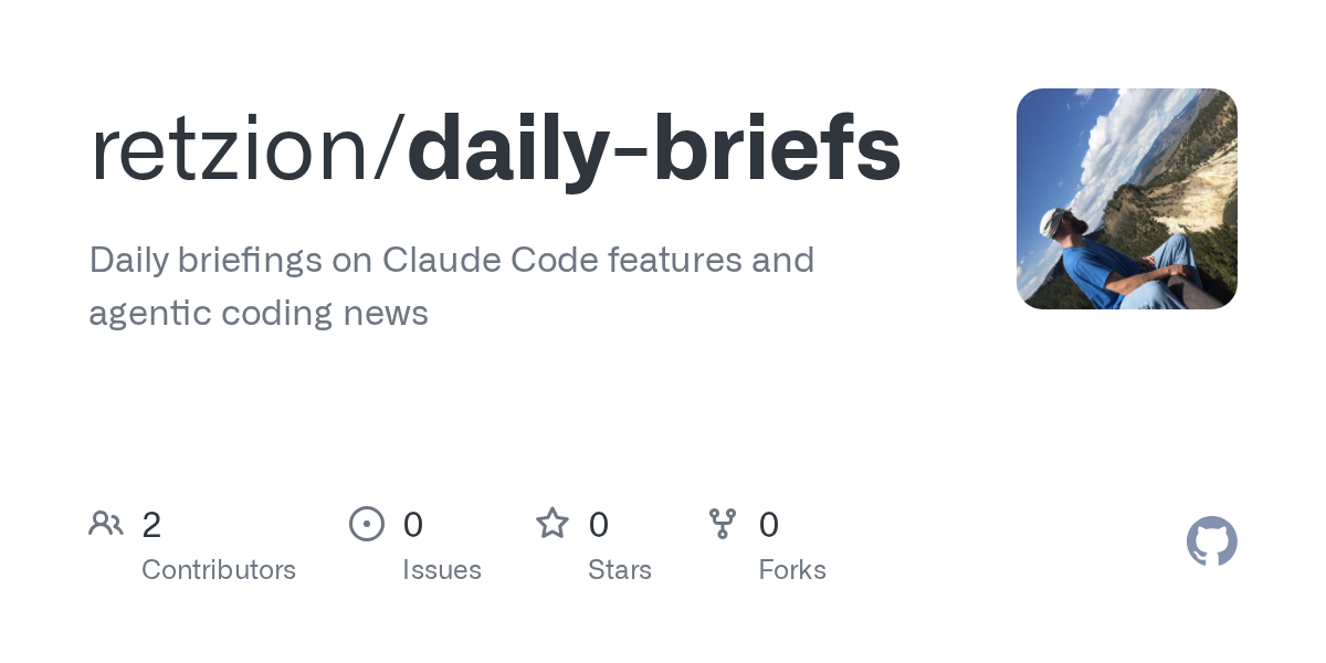 Daily Brief — Development skill for Claude Code