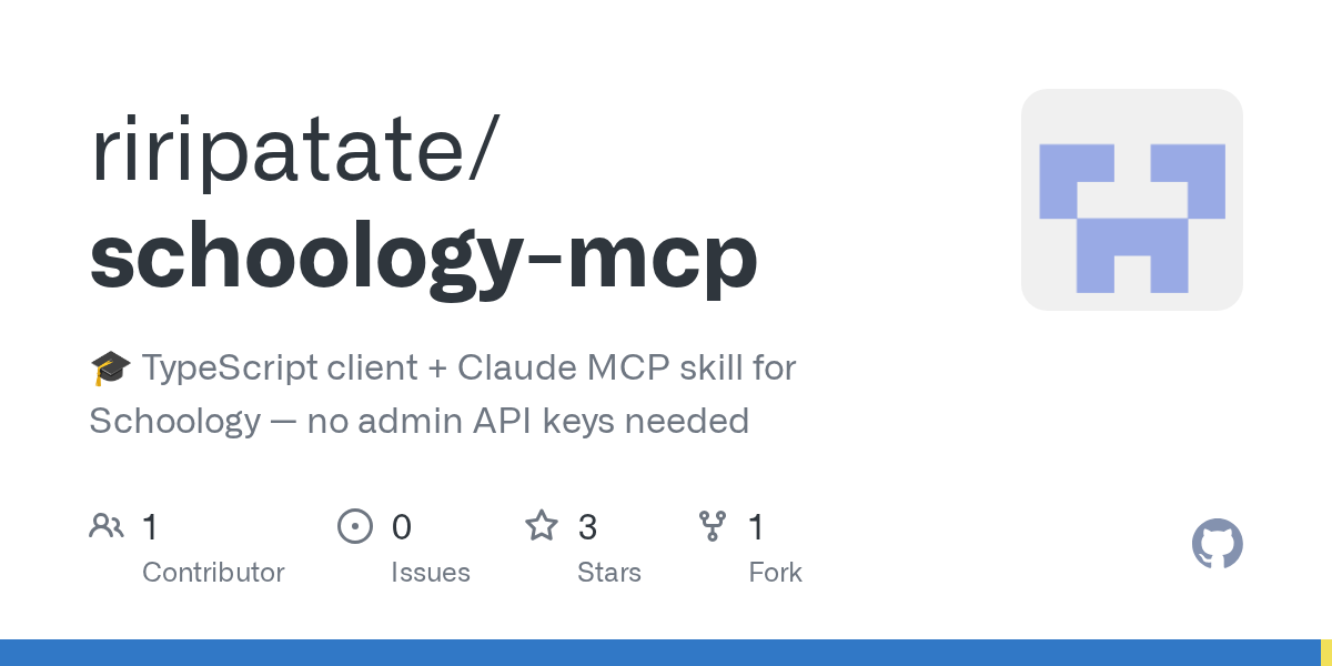 Schoology MCP — Development skill for Claude Code