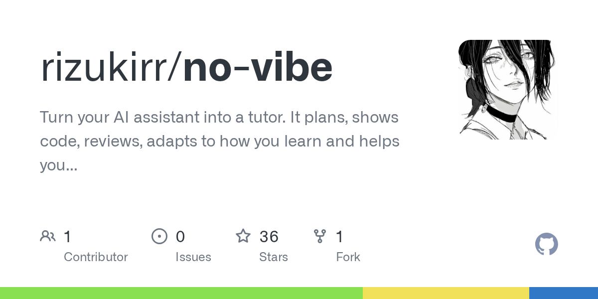No Vibe Btw — AI skill for Claude Code