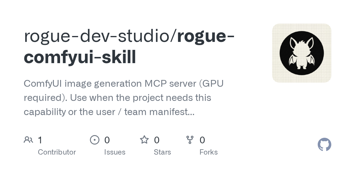 Rogue Comfyui Skill — Development skill for Claude Code