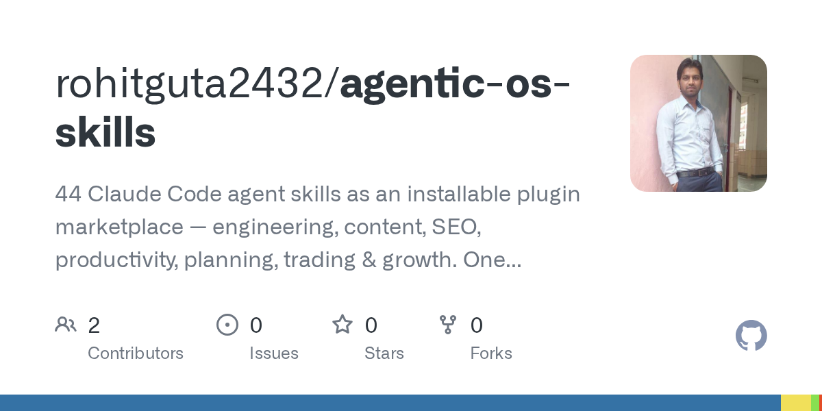 Agentic OS Skills — Development skill for Claude Code