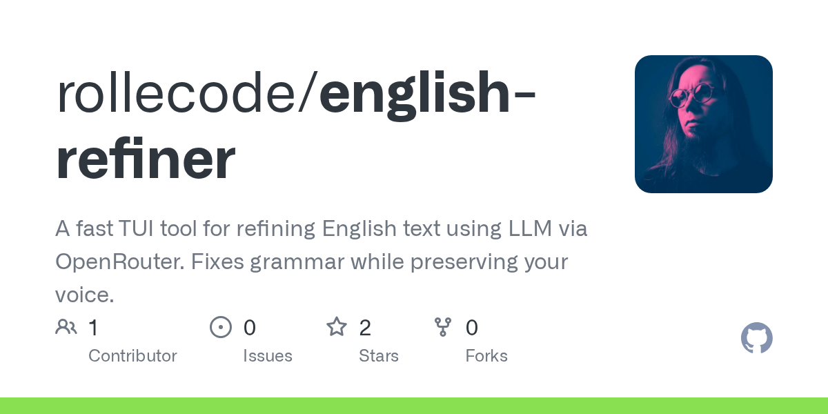 English Refiner — AI skill for Claude Code