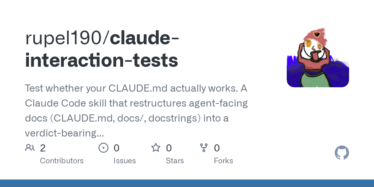 Claude Interaction Tests — Testing skill for Claude Code