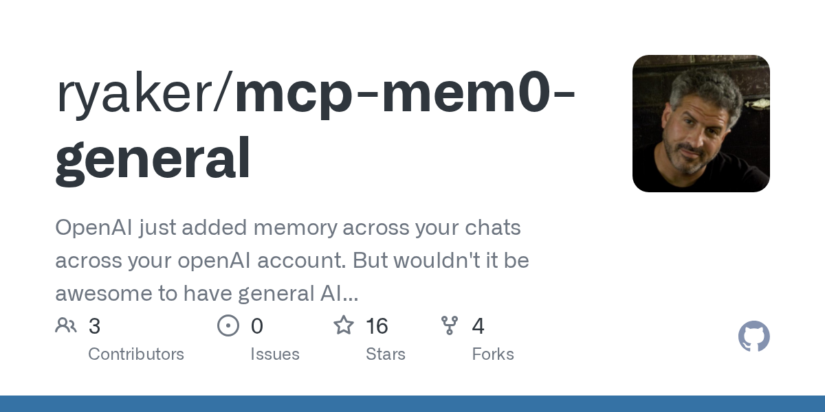 MCP Mem0 General — AI skill for Claude Code