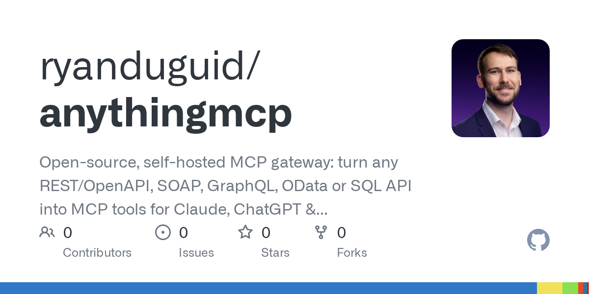 Anythingmcp — Data skill for Claude Code