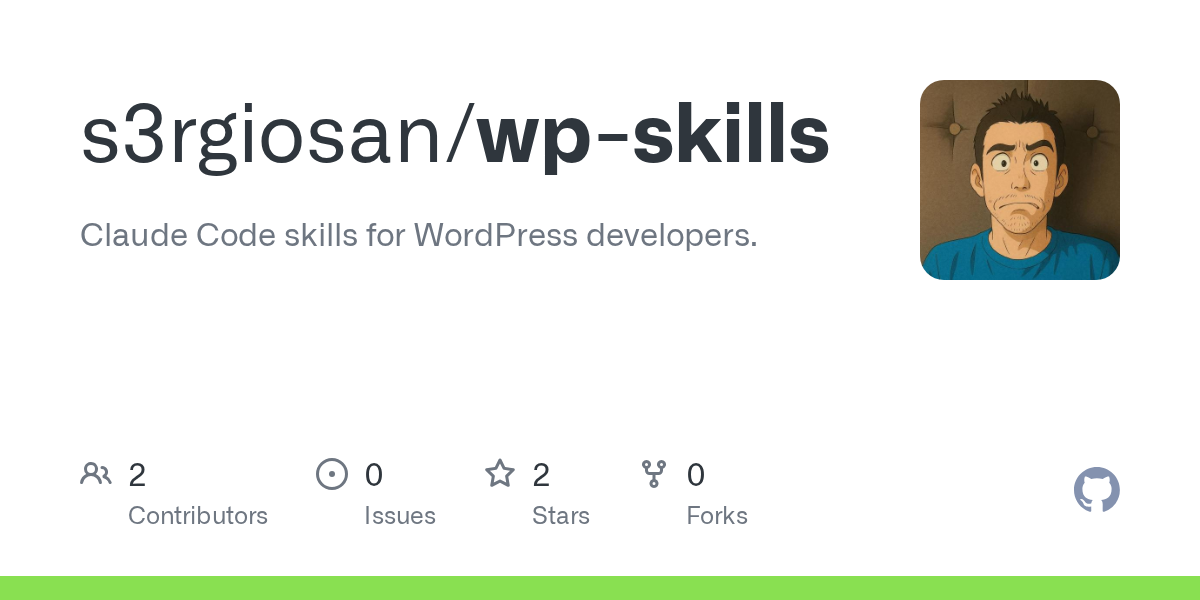 Wp Skills — Development skill for Claude Code