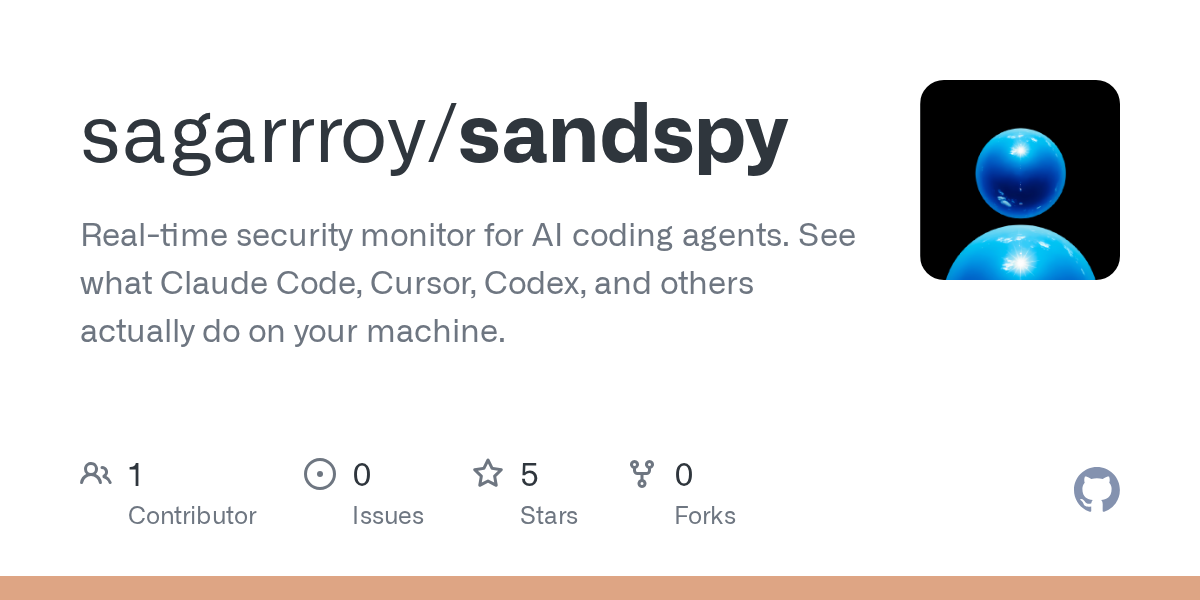 Sandspy — Security skill for Claude Code