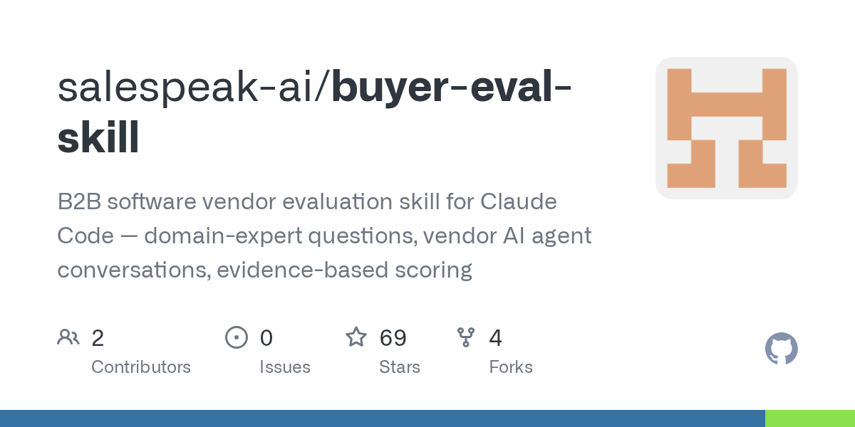 Buyer Eval Skill — AI skill for Claude Code