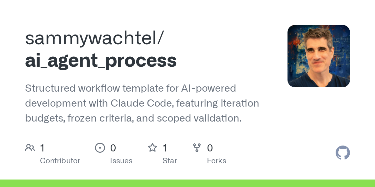 AI Agent Process — AI skill for Claude Code