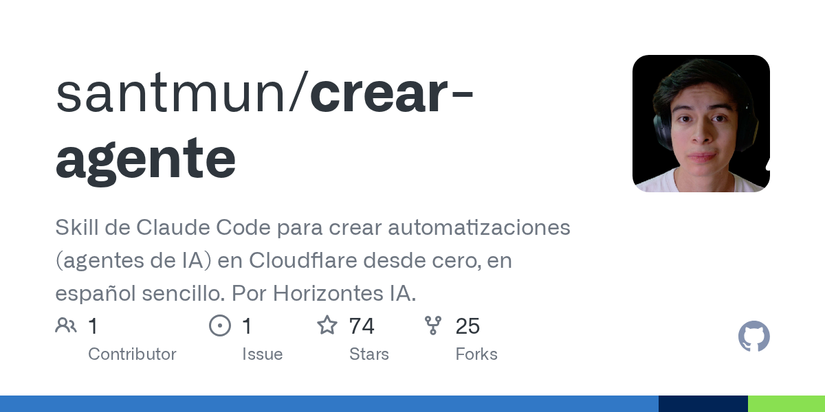 Crear Agente — DevOps skill for Claude Code
