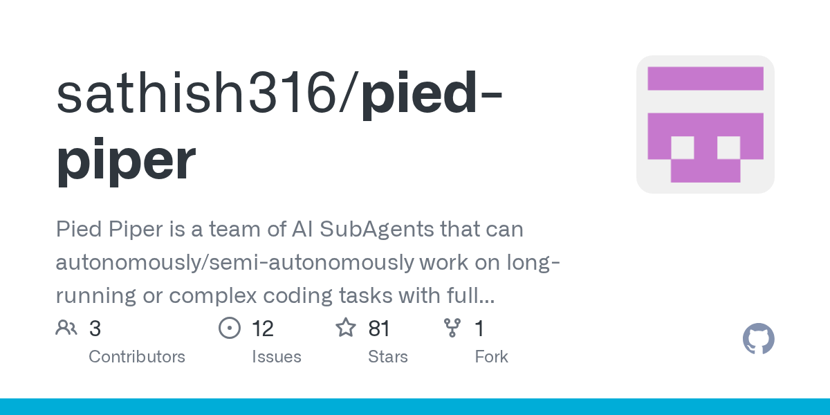 Pied Piper — Data & AI agent for Claude Code