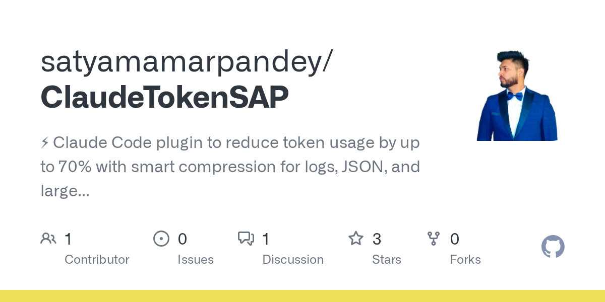 ClaudeTokenSAP — Development skill for Claude Code