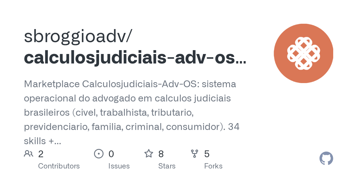 Calculosjudiciais Adv OS Marketplace — Development skill for Claude Code
