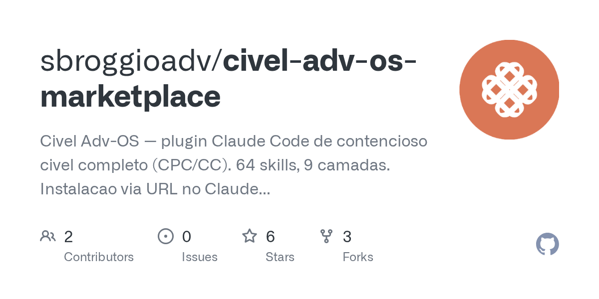 Civel Adv OS Marketplace — Development skill for Claude Code