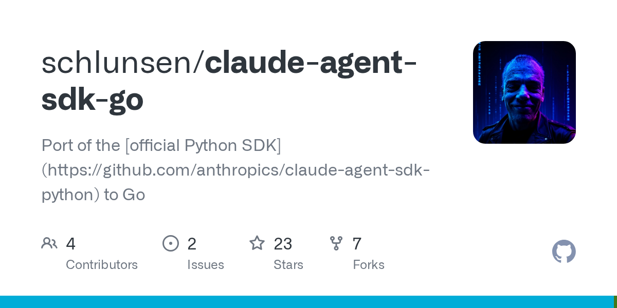 Claude Agent SDK Go — Git skill for Claude Code