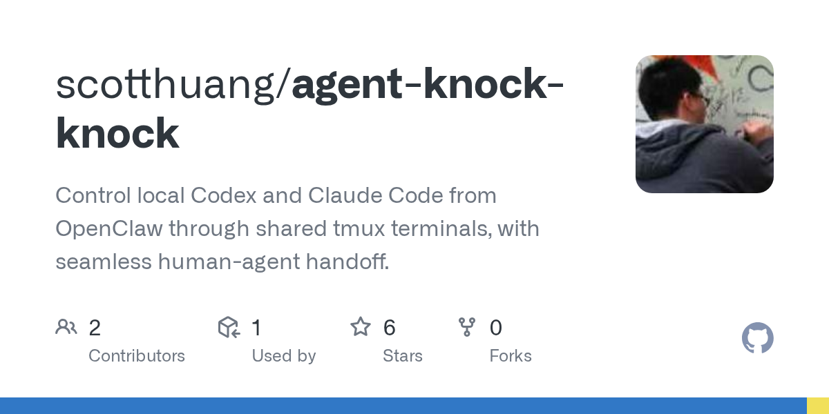 Agent Knock Knock — Development skill for Claude Code