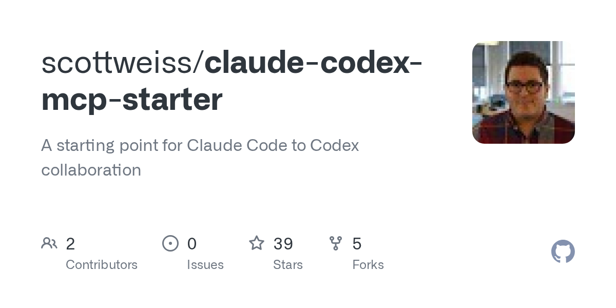 Claude Codex MCP Starter — Development skill for Claude Code