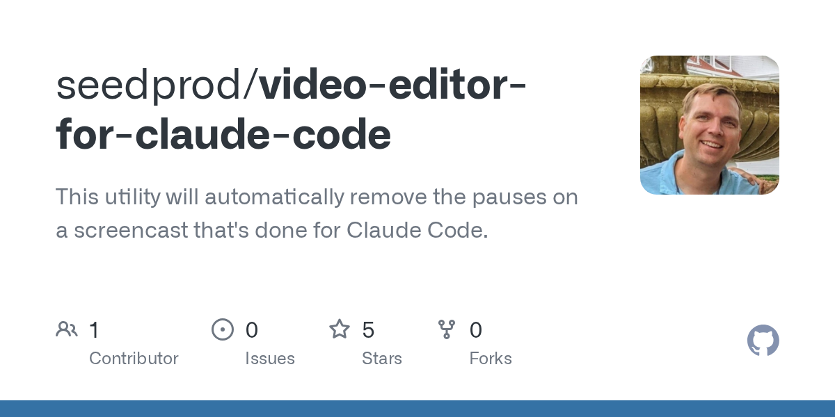 Video Editor For Claude Code — Development skill for Claude Code